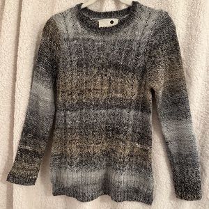 Hip length, super soft sweater, small.